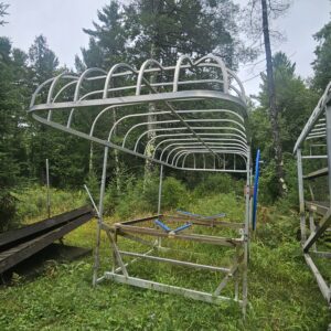 Shoremaster 1200 lb lift W/NEW CANVAS (green)